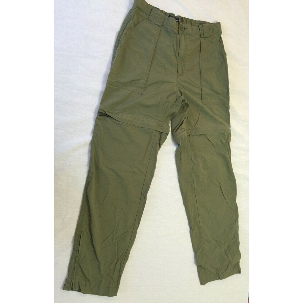 TRAIL THREADS WOMENS CONVERTIBLE UNLINED NYLON PANTS SHORTS 100% NYLON SIZE 8